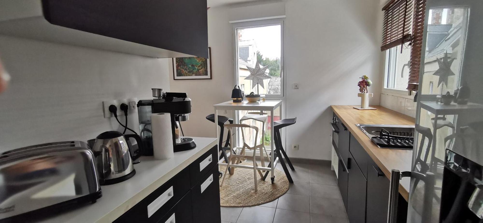 Appart T2 L'Ile De Nantes Avec Parking Prive Bagian luar foto