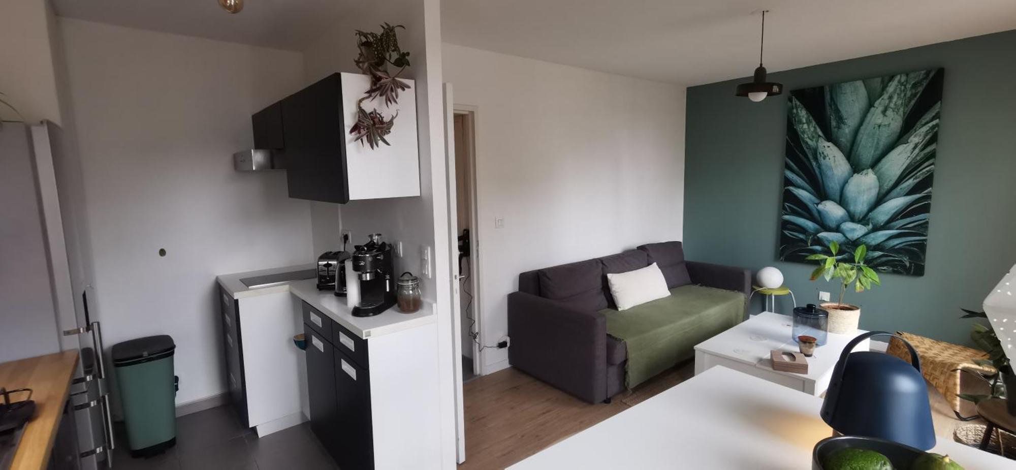 Appart T2 L'Ile De Nantes Avec Parking Prive Bagian luar foto