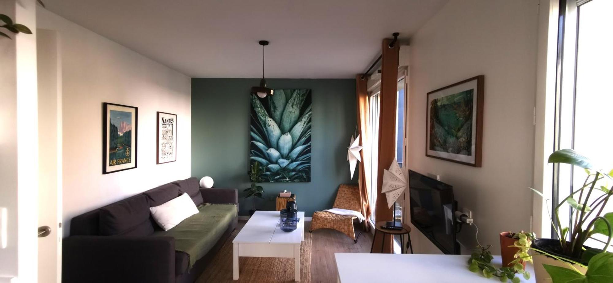 Appart T2 L'Ile De Nantes Avec Parking Prive Bagian luar foto